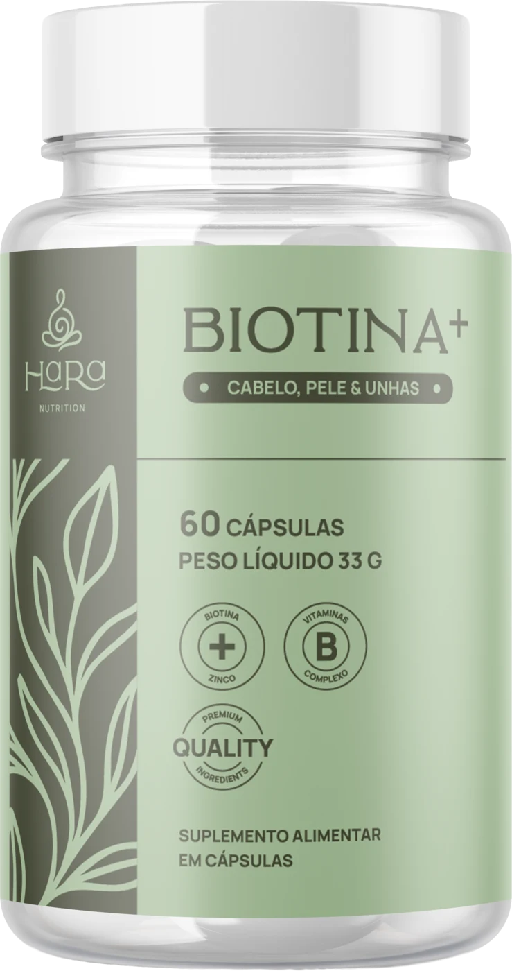 Embalagem de Biotina+ em cápsulas